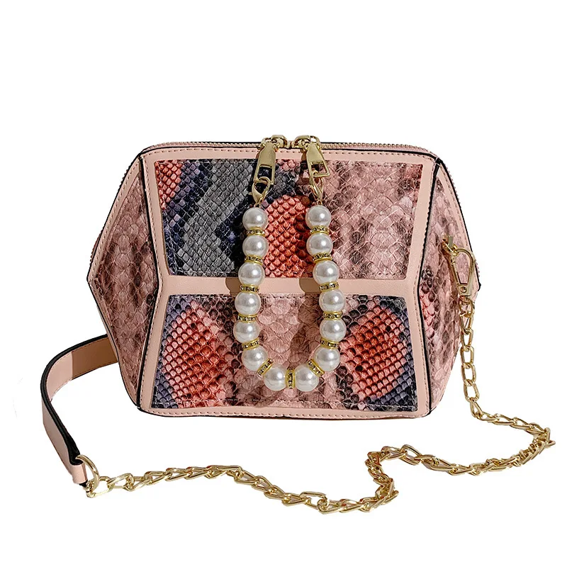 New arrivial serpentine pu leather box shape women handbags ladies shoulder crossbody chain pearl bags, 4colors
New arrivial serpentine pu leather box shape women handbags ladies shoulder crossbody chain pearl bags, 4colors
