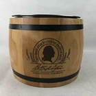 wooden ice beer bucket with stainless steel