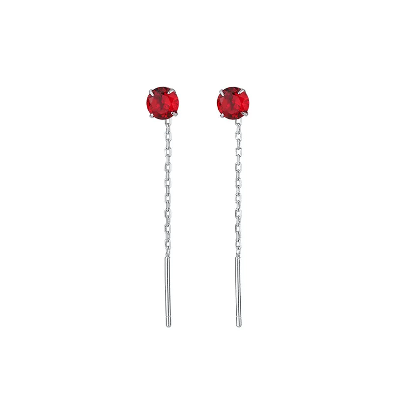 Best Selling S999 Sterling Silver Colored Stone Earrings Female Simple Korean Temperament Diamond Earrings Wedding Party Hip Hop
Best Selling S999 Sterling Silver Colored Stone Earrings Female Simple Korean Temperament Diamond Earrings Wedding Party Hip Hop