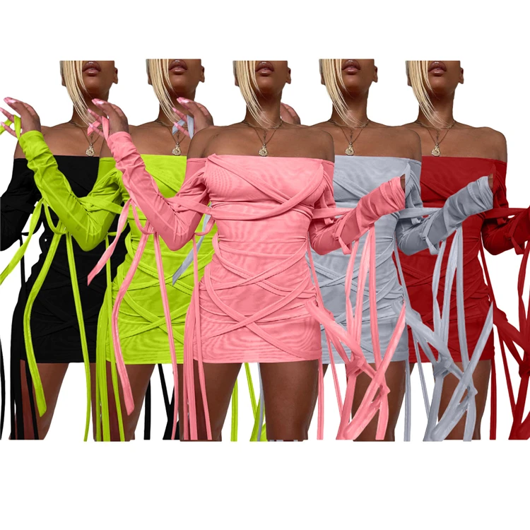 D97123 Hot Selling Long Sleeves Sexy tight dress Casual Short Mini Dress Net bind solid color Women Dresses 2021
D97123 Hot Selling Long Sleeves Sexy tight dress Casual Short Mini Dress Net bind solid color Women Dresses 2021