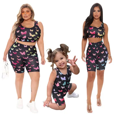 2021 New Mommy And Me Matching Clothing Butterfly Printing Mom And Kids Outfits Two Piece Mommy And Me Sets
2021 New Mommy And Me Matching Clothing Butterfly Printing Mom And Kids Outfits Two Piece Mommy And Me Sets