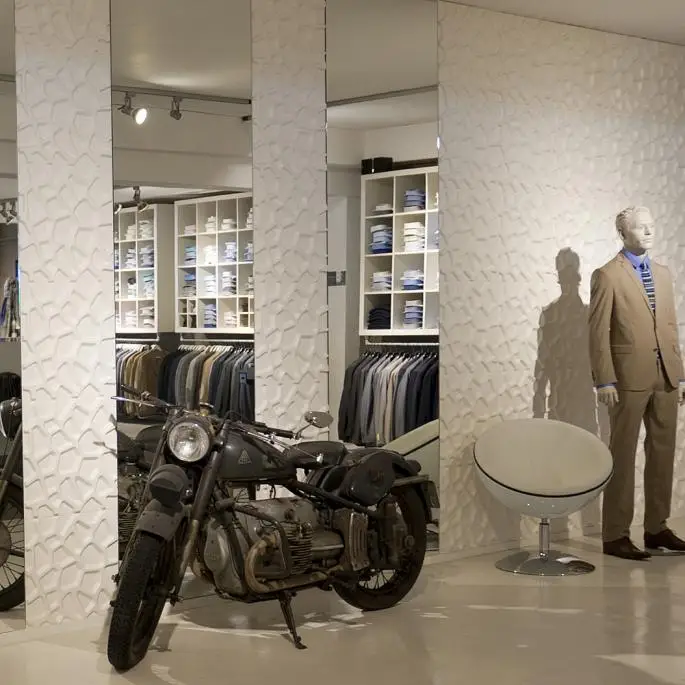 Free Sample House Decoration  PVC 3D Wall Panels for Living Room