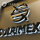 Manufacturer Custom Indoor Company Name Logo Sign Board Led Backlit Letter Sign