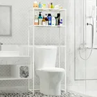 Fashion Simple 2 Layers Bathroom Rack Over The Toilet Storage Rack