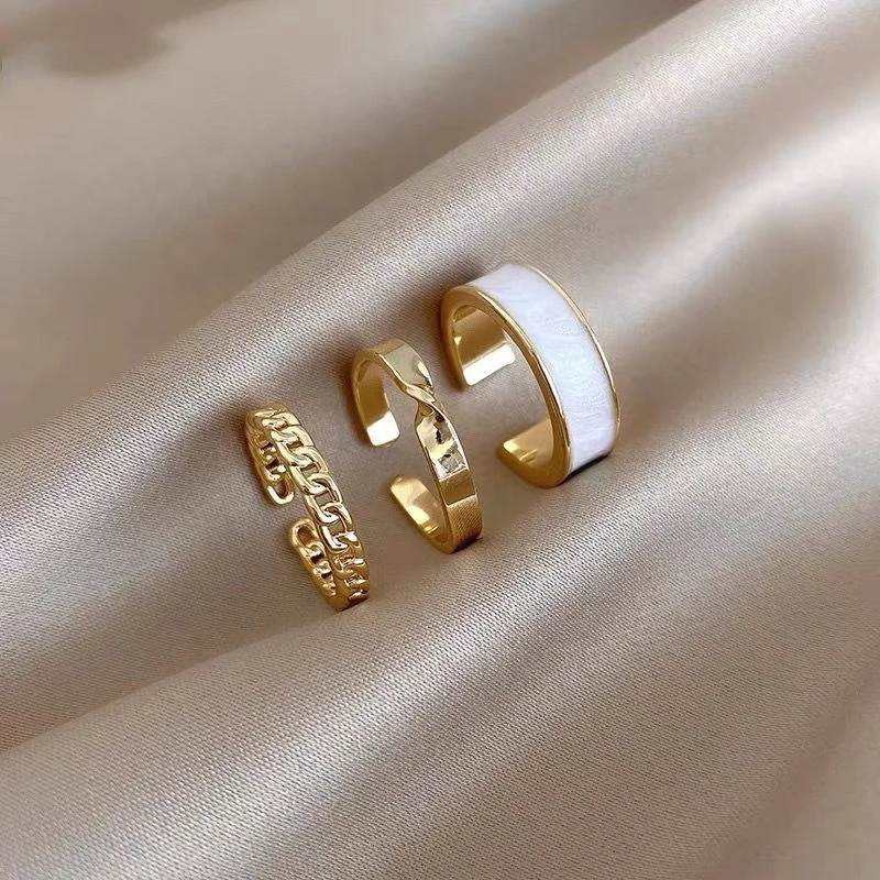 2021 New Gothic Style Three Piece Opening Rings for Woman Fashion gold Jewelry European and American Wedding Party Sexy Ring, Picture shows
2021 New Gothic Style Three Piece Opening Rings for Woman Fashion gold Jewelry European and American Wedding Party Sexy Ring, Picture shows