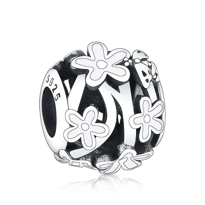 Fine Jewelry Wholesale Animal Bee Beads for Women 925 Sterling Silver Openwork Flower Charms for Jewelry Making
Fine Jewelry Wholesale Animal Bee Beads for Women 925 Sterling Silver Openwork Flower Charms for Jewelry Making