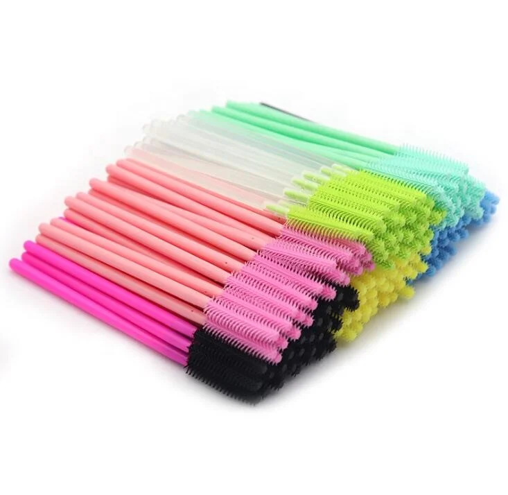 50 pcs/bag Salon professional Disposable color silicone mascara brushes wands applicators eyebrow brush
50 pcs/bag Salon professional Disposable color silicone mascara brushes wands applicators eyebrow brush