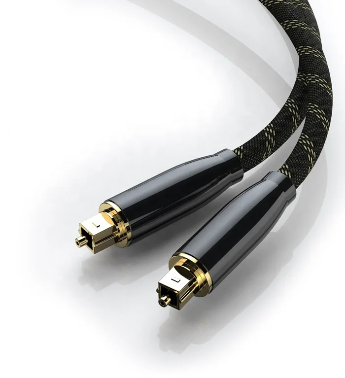 Sufficient Supplies Gold Plated Optics Male Toslink to Toslink to 5.1 Optical Fiber Toslink Audio Cable
Sufficient Supplies Gold Plated Optics Male Toslink to Toslink to 5.1 Optical Fiber Toslink Audio Cable