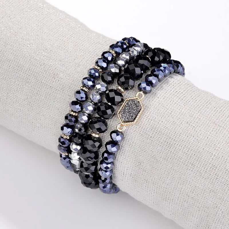 DIY Crystal Charms Bracelet Set of 4 pcs Jewelry Fashion Girls Bohemian Charm Bracelet Women's Elastic Diamond Cuff Bangles, As pic
DIY Crystal Charms Bracelet Set of 4 pcs Jewelry Fashion Girls Bohemian Charm Bracelet Women's Elastic Diamond Cuff Bangles, As pic