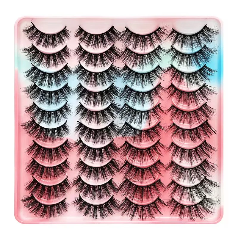 20Pairs/set Mixed Styles 3D False Eyelashes Faux Mink Wispies Fluffy Natural Cruelty-free Lashes Extension Beauty Makeup Tools
20Pairs/set Mixed Styles 3D False Eyelashes Faux Mink Wispies Fluffy Natural Cruelty-free Lashes Extension Beauty Makeup Tools