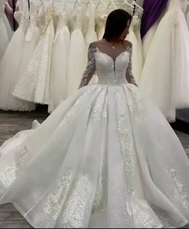 2021 new design wedding gown dresses With sleeves Lace Ball Gown Princess Wedding Dresses Tulle Appliqued Bridal Gowns
2021 new design wedding gown dresses With sleeves Lace Ball Gown Princess Wedding Dresses Tulle Appliqued Bridal Gowns