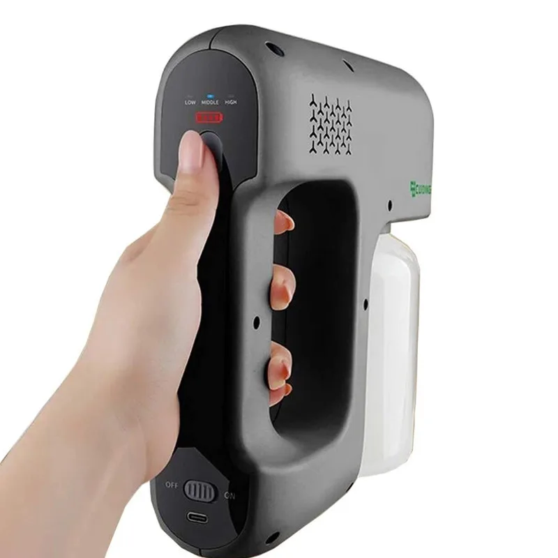 2021 Portable Handheld Cordless Hair Nano Spray Gun Blue Light Disinfection Cold Mist Sprayer 2021 Best Christmas Gift, Black, white
2021 Portable Handheld Cordless Hair Nano Spray Gun Blue Light Disinfection Cold Mist Sprayer 2021 Best Christmas Gift, Black, white