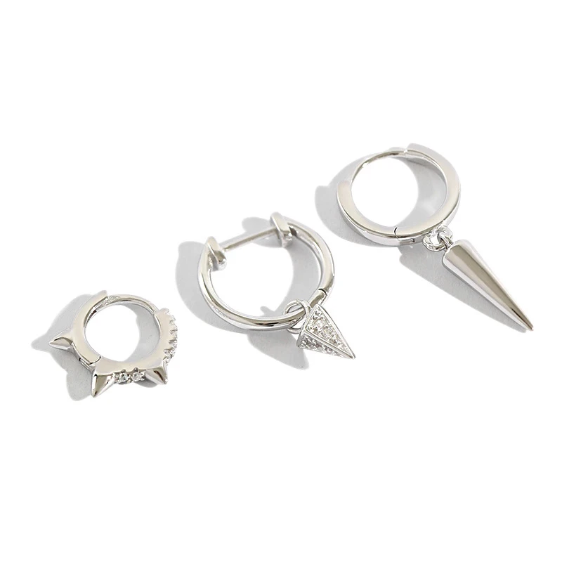 VIVILADY 925 sterling silver 2020 new simple minority personality zircon rivet hoop earrings
VIVILADY 925 sterling silver 2020 new simple minority personality zircon rivet hoop earrings