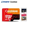 Ceamere Bulk Price Micro Memory SD Cards 512gb 4gb 8gb 16gb 32gb 64gb 128gb class10 U3 Flash TF Memory Kort SD Card 512GB
