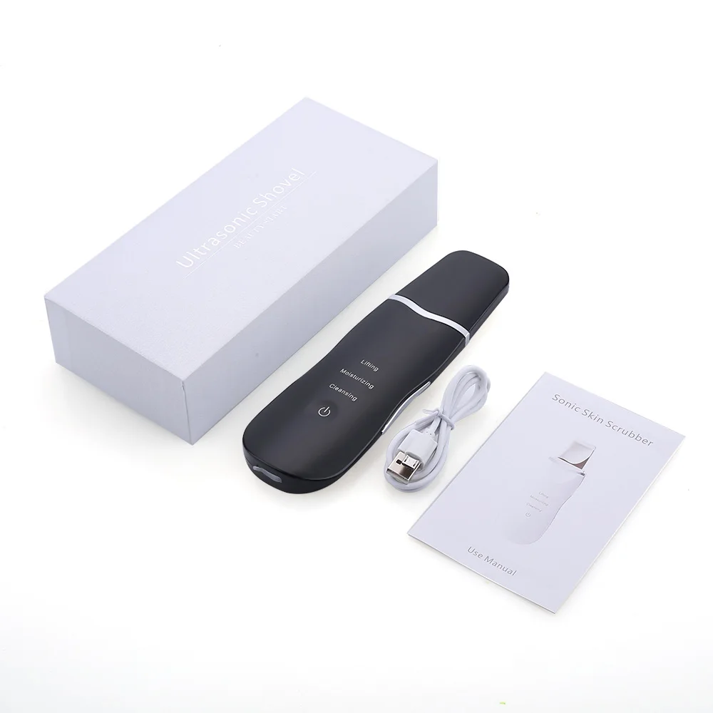 3 in 1 USB charging skin scrubber with wireless, Black/ white
3 in 1 USB charging skin scrubber with wireless, Black/ white