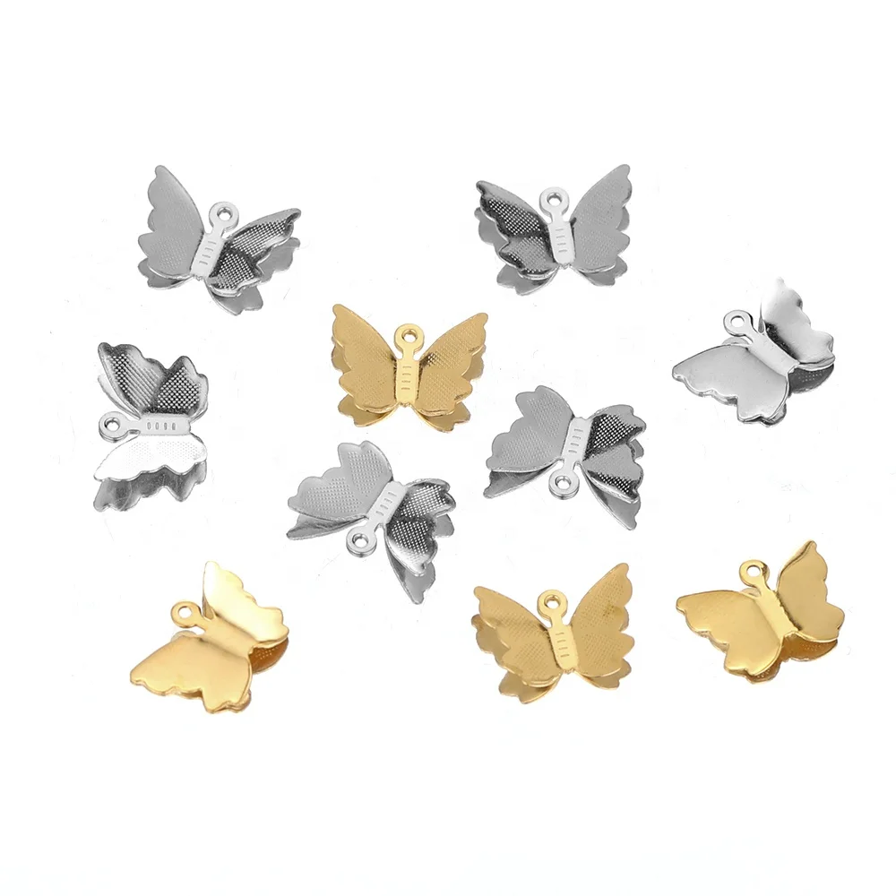 Stainless Steel Butterfly Pendant Charms DIY Jewelry Making Accessories Necklace Components Handmade Bracelets Findings
Stainless Steel Butterfly Pendant Charms DIY Jewelry Making Accessories Necklace Components Handmade Bracelets Findings