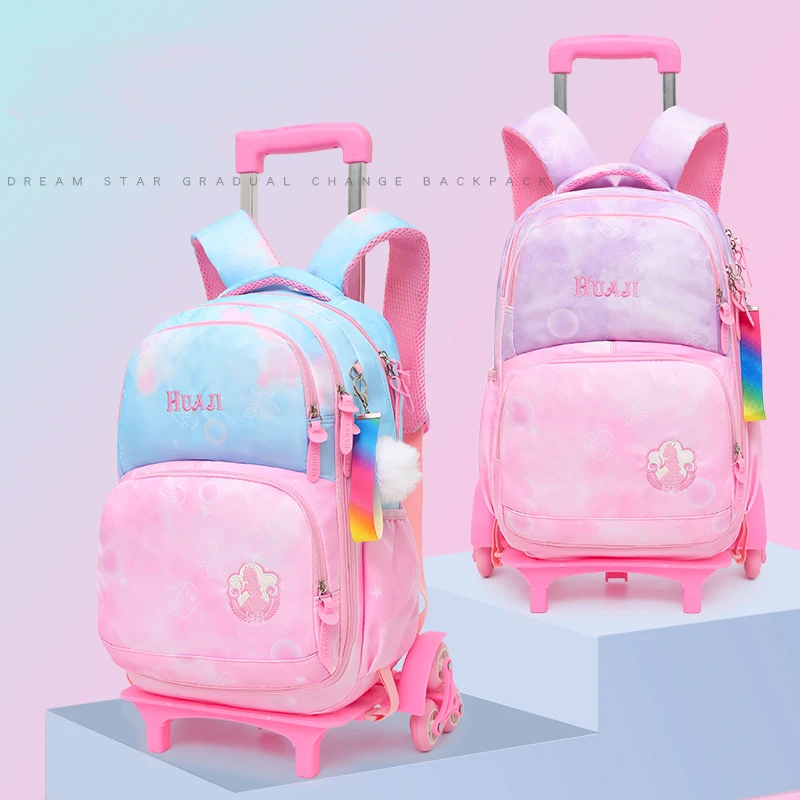Kids Cartoon Detachable Children Wheeled Girls School Bag With Wheel Trolley Backpack, Customized color
Kids Cartoon Detachable Children Wheeled Girls School Bag With Wheel Trolley Backpack, Customized color