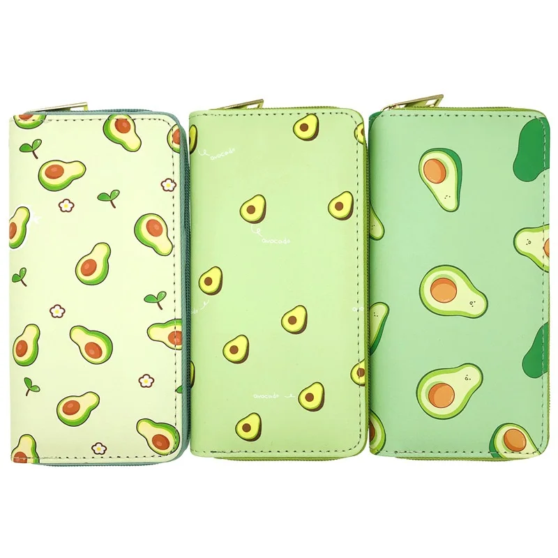RUNKAI Kids cute avocado cartoon fashion women printing PU student lady long single zipper factory wallets
RUNKAI Kids cute avocado cartoon fashion women printing PU student lady long single zipper factory wallets