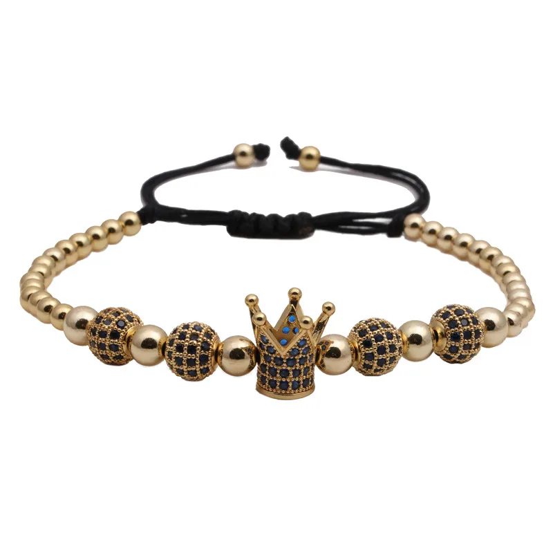 Unique jewelry findings luxury 8mm cz drill ball beads handmade adjustable charm bracelet women crown bracelet, Picture
Unique jewelry findings luxury 8mm cz drill ball beads handmade adjustable charm bracelet women crown bracelet, Picture