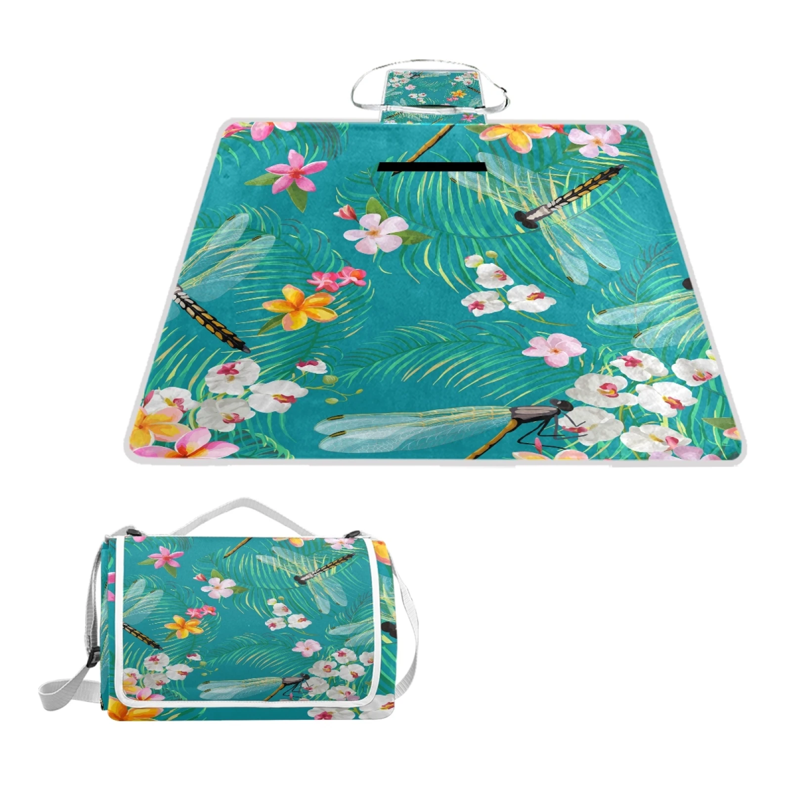 Foldable Custom Beach Waterproof Blanket Mat For Picnic Outdoor Concert with Palm Tree Print
Foldable Custom Beach Waterproof Blanket Mat For Picnic Outdoor Concert with Palm Tree Print