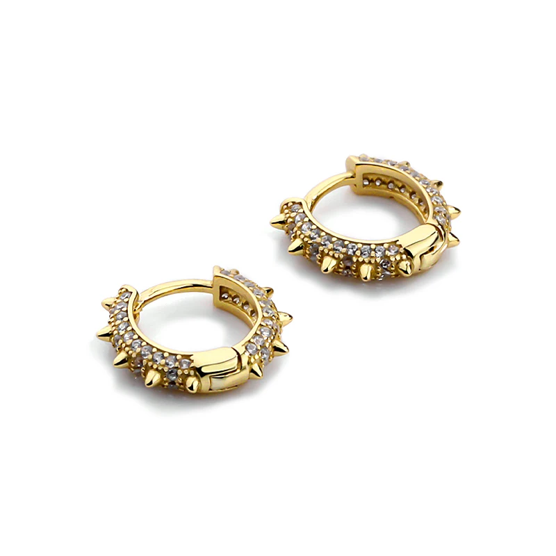 925 sterling silver ear buckle INS personality niche punk rivet zircon ear hoop earrings
925 sterling silver ear buckle INS personality niche punk rivet zircon ear hoop earrings
