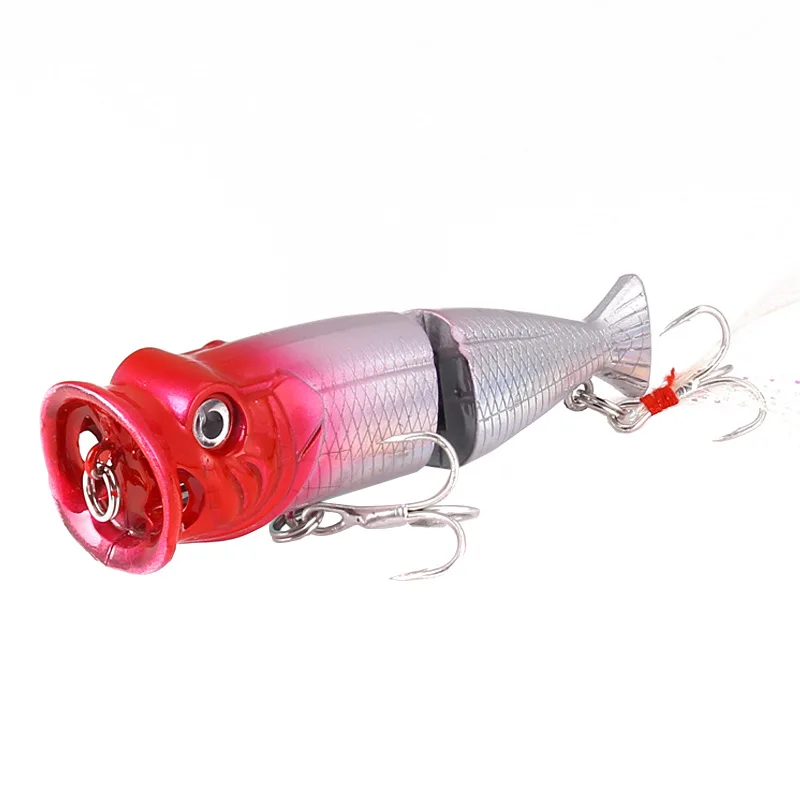 New product Fishing Popper Lure 3d Eyes Multi-section Fishing Lure Topwater, 7 colors
New product Fishing Popper Lure 3d Eyes Multi-section Fishing Lure Topwater, 7 colors