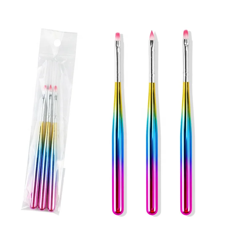 3Pcs Nail Art Mermaid Brush Gradient French Moon Shading Pen Painting Drawing Tips Acrylic Gel UV Polish Design Manicure Tools
3Pcs Nail Art Mermaid Brush Gradient French Moon Shading Pen Painting Drawing Tips Acrylic Gel UV Polish Design Manicure Tools