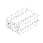 MSR GB4080A Aluminium Profile Led Industrial Aluminium Profile Furniture