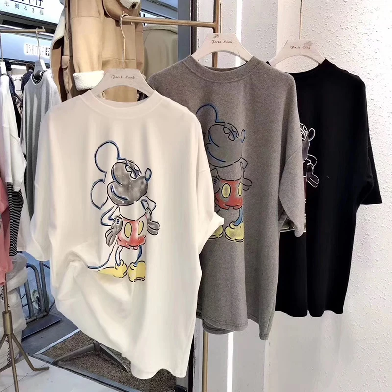 Wholesale bf Hong Kong style cartoon print half sleeve T-shirt oversize white loose print short sleeve female summer
Wholesale bf Hong Kong style cartoon print half sleeve T-shirt oversize white loose print short sleeve female summer