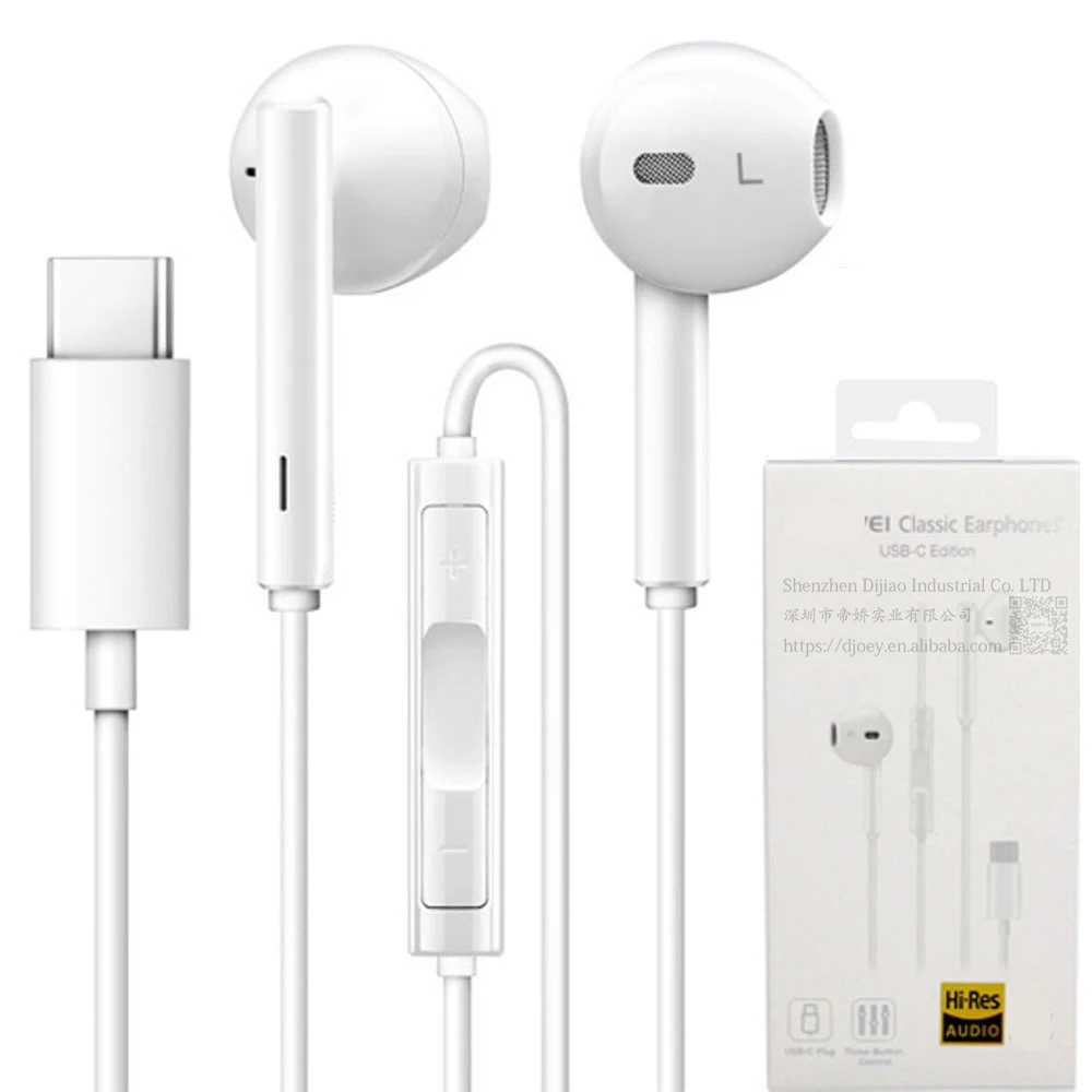 Original Classic Best sound Headset CM33 Type-C Headset Wire Control In-Ear Earphone, White
Original Classic Best sound Headset CM33 Type-C Headset Wire Control In-Ear Earphone, White
