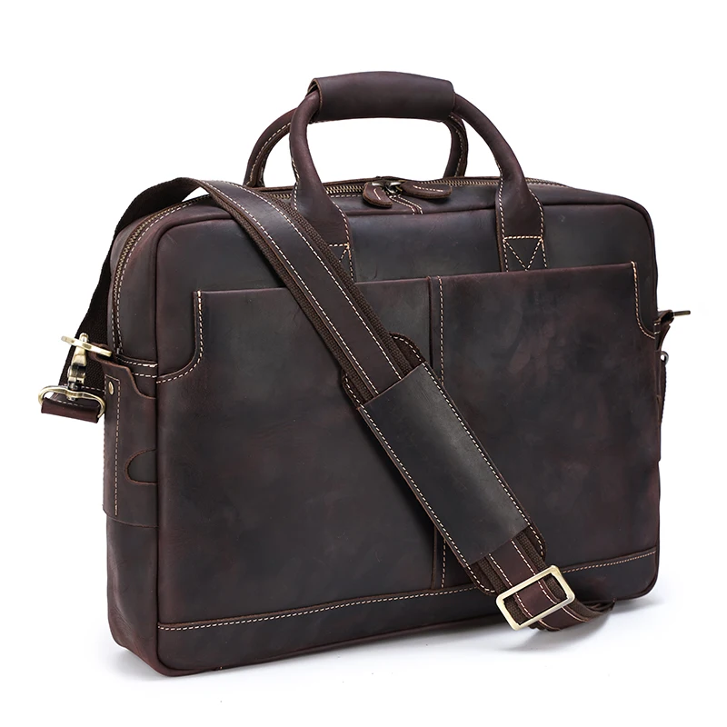 Tiding ODM Vintage Top Layer Genuine Cow Leather Laptop Bag Men Hand Bag Genuine Leather Handbag
Tiding ODM Vintage Top Layer Genuine Cow Leather Laptop Bag Men Hand Bag Genuine Leather Handbag