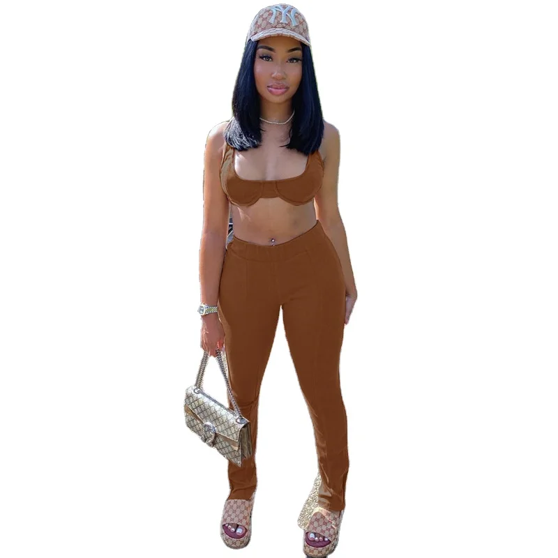 Two Piece Legging Set U Neck Sleeveless High Waist Women Sexy Crop Top Two Piece Pants Set, Gray / blue / black / white / brown
Two Piece Legging Set U Neck Sleeveless High Waist Women Sexy Crop Top Two Piece Pants Set, Gray / blue / black / white / brown