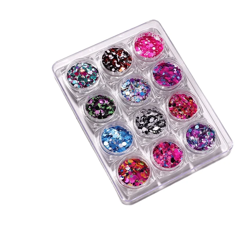 Mixed Colors 12pcs Set Colorful Nail DIY Sequins Flakes Sticker Decorations Manicure Nail Art Glitter Decoration, Multi colors options
Mixed Colors 12pcs Set Colorful Nail DIY Sequins Flakes Sticker Decorations Manicure Nail Art Glitter Decoration, Multi colors options