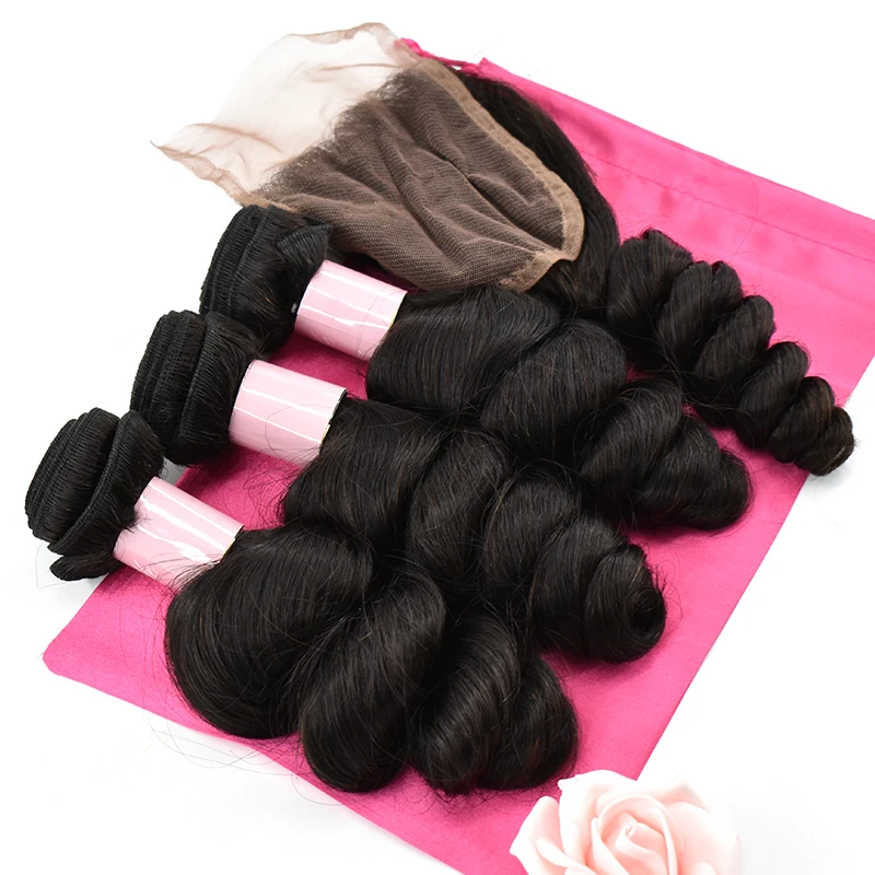 

wholesale raw Malaysian hair vendors with 100% human Unprocessed loose wave hair bundle no shedding no tangle, Natural colors
