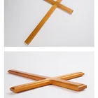 Cross Craft Decor Classical Hand Carved Wooden Wall Cross Christian Catholic Cross Wooden Craft Cross