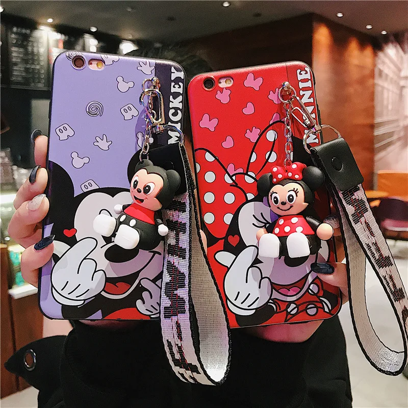 Free Shipping Anime strap Belt Mickey Minnie Stitch 3D Doll Phone Case For iPhone 12 12 pro 8 11 XS X Cover, Colorful
Free Shipping Anime strap Belt Mickey Minnie Stitch 3D Doll Phone Case For iPhone 12 12 pro 8 11 XS X Cover, Colorful