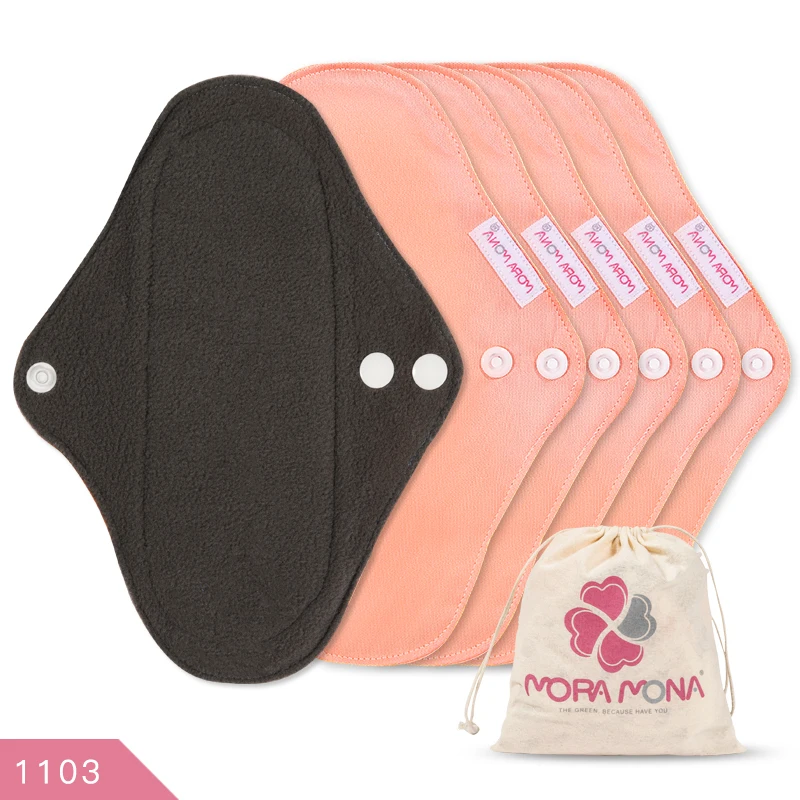 Mora Mona Free Sample Custom Organic Washable Reusable Bamboo Charcoal Cloth Sanitary pads
Mora Mona Free Sample Custom Organic Washable Reusable Bamboo Charcoal Cloth Sanitary pads