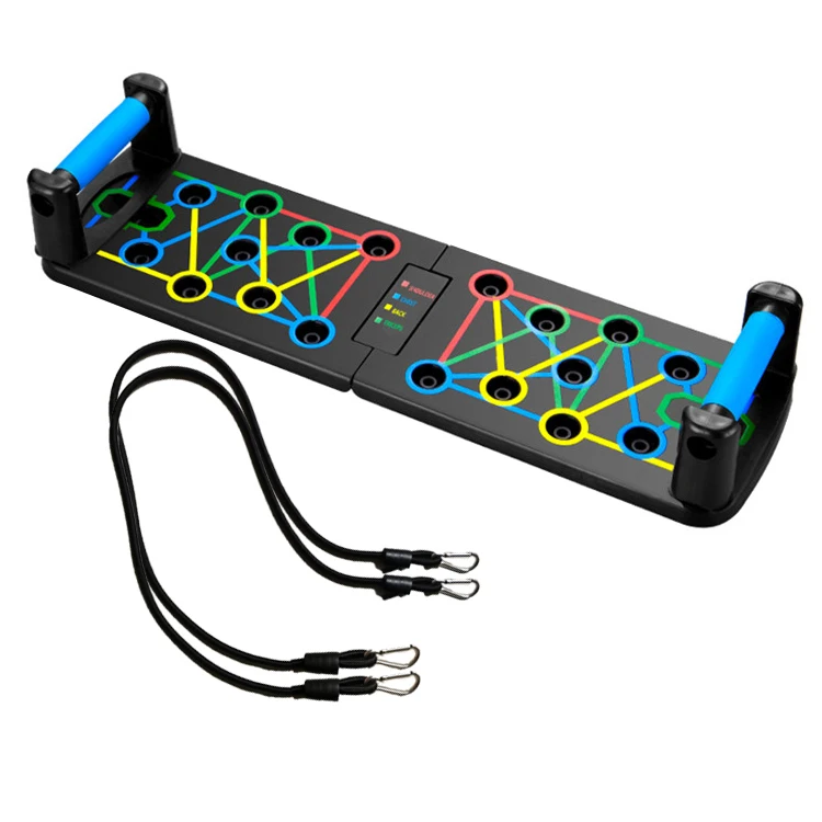 all in 1 foldable system push-up rack board push up 14 en 1 stand with resistance bands pull rope
all in 1 foldable system push-up rack board push up 14 en 1 stand with resistance bands pull rope