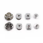 NIUNIU OEM Wholesale Custom Brass Metal Trouser Hook And Eye Skull Snap Button For Trousers