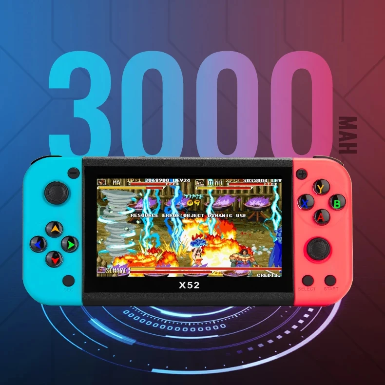X52 5.1 Inch Portable Retro Video Game Console Handheld Game Player Mini Video Game Console For Psp
X52 5.1 Inch Portable Retro Video Game Console Handheld Game Player Mini Video Game Console For Psp