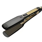 Nano-Titanium Hair Straightener Flat Iron with LCD Display Heats Up fast 1.75 Inch Wide Hair Straightener Factory