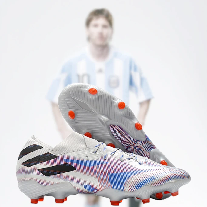Top quality 1:1 nemeziz Messi Rey del Balon. 1 FG soccer shoes football shoes, Silver
Top quality 1:1 nemeziz Messi Rey del Balon. 1 FG soccer shoes football shoes, Silver