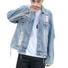 2020 Newest style motorcycle jacket mens leather jean jacket fashion coat