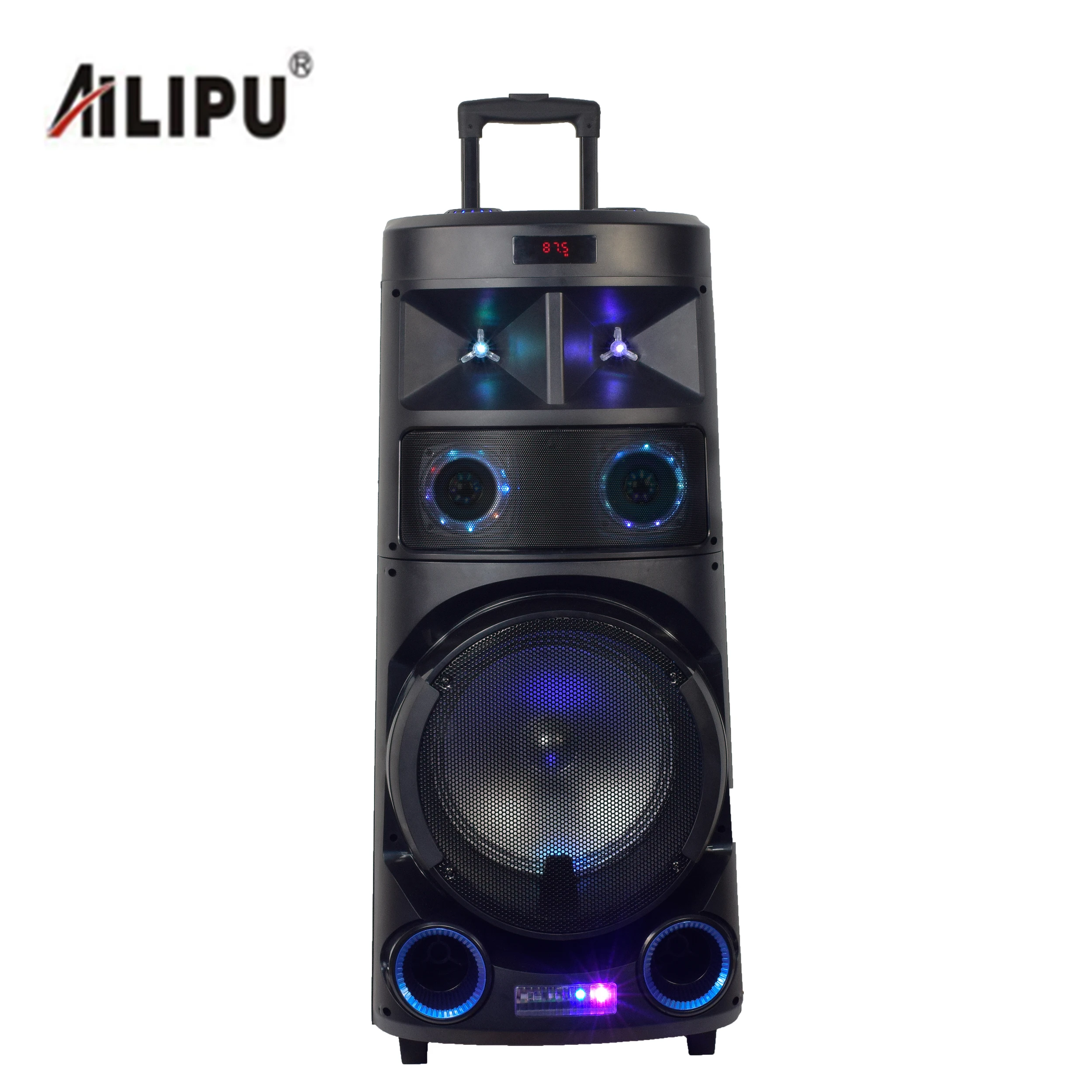 Wireless portable Karaoke Speaker Rechargeable high quality outdoor party trolley DJ music speaker, Blue
Wireless portable Karaoke Speaker Rechargeable high quality outdoor party trolley DJ music speaker, Blue
