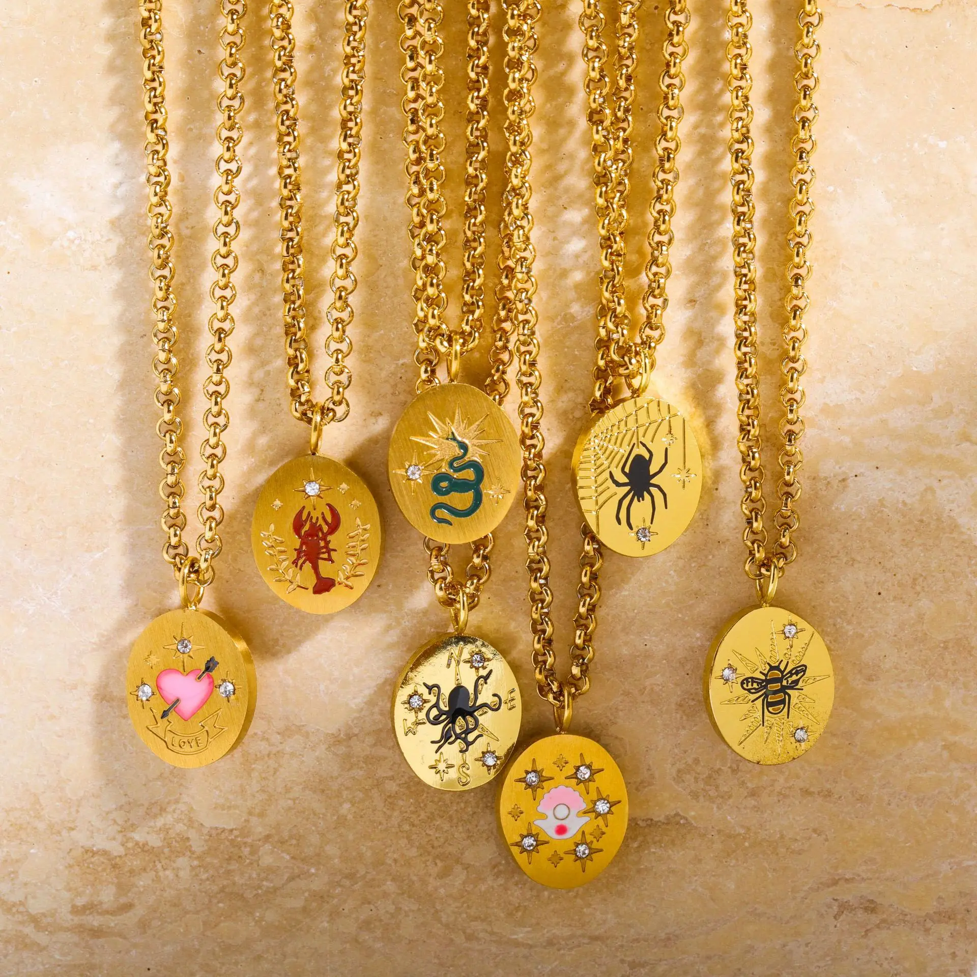 fine jewelry necklaces snake shell scorpion spider octopus bee pendants necklace women
fine jewelry necklaces snake shell scorpion spider octopus bee pendants necklace women