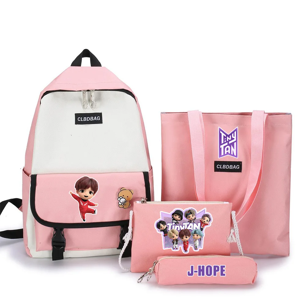 Wholesale Bt21 Tiny Tan Themed School Backpack Bt21 Bags For Girls Backpack 4 Pcs Set, As picture shows
Wholesale Bt21 Tiny Tan Themed School Backpack Bt21 Bags For Girls Backpack 4 Pcs Set, As picture shows