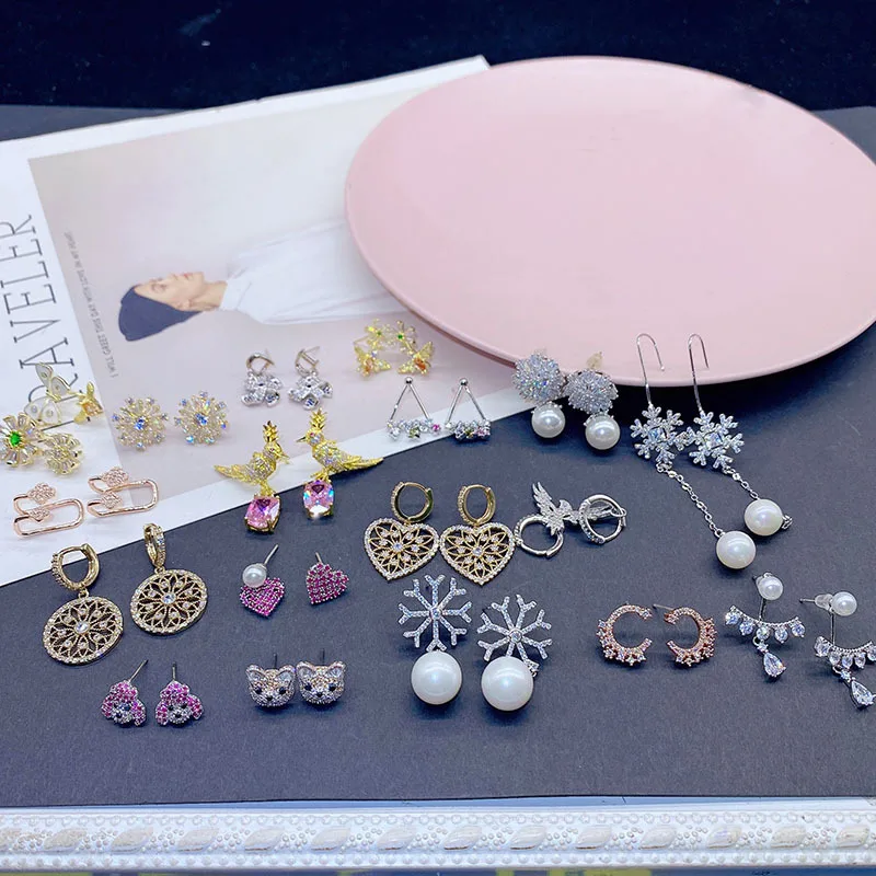PUSHI wholesale 925 silver needle earrings lot mix match women mixed vintage drop fashion earrings
PUSHI wholesale 925 silver needle earrings lot mix match women mixed vintage drop fashion earrings