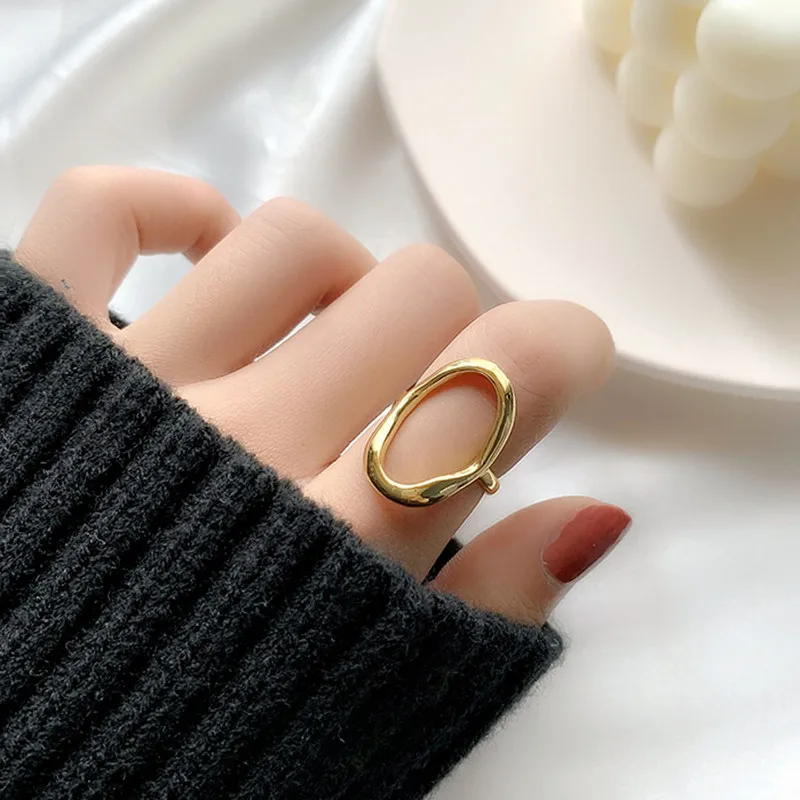 Minimalist Irregular Hollow Ellipse Gold Silver Color Geometric Ring For Women Open Ring Jewelry
Minimalist Irregular Hollow Ellipse Gold Silver Color Geometric Ring For Women Open Ring Jewelry