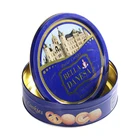 Round shape Tea Canister Tin case Metal candy container Iron Storage Box Gift case Mix design Sweet case