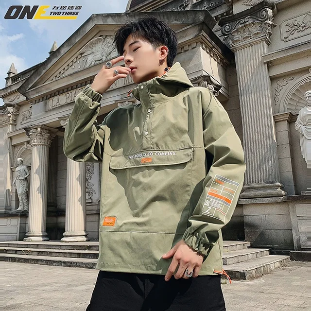 2019 New Arrival Men Clothing Fashion Oversized Washed Solid Cotton Cargo Men's Jackets
2019 New Arrival Men Clothing Fashion Oversized Washed Solid Cotton Cargo Men's Jackets
